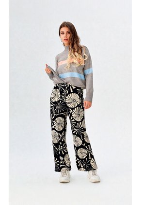 Pantalon Para Mujer Negro Marca L&H Ref. 1F407256