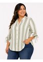 Blusa Para Mujer. Manga 3/4 Verde Marca L&H Ref. 5P612114 de L&H