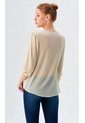 Blusa Para Mujer Manga 3/4 Crudo Marca L&H Ref. 5P412280 de L&H
