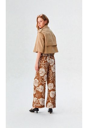 Pantalon Para Mujer Cafe Marca L&H Ref. 1F407256
