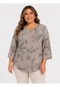 Blusa Para Mujer. Manga 3/4 Taupe Marca L&H Ref. 5P612112 de L&H