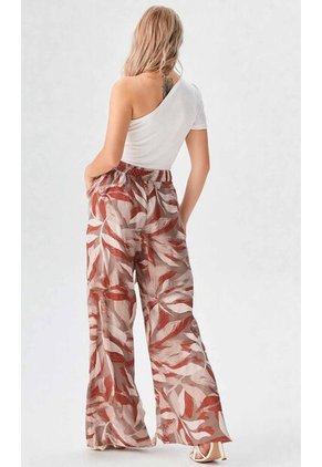 Pantalon Para Mujer Terracota Marca L&H Ref. 1F407255