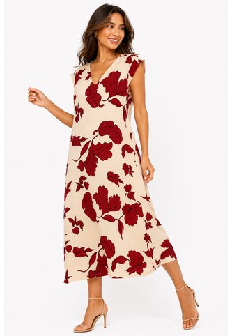 Vestido Para Mujer  Rojo Marca L&H Ref. 5P417014 L&H