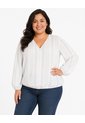 Blusa Para Mujer.  Gris Claro Marca L&H Ref. 5P621001 de L&H