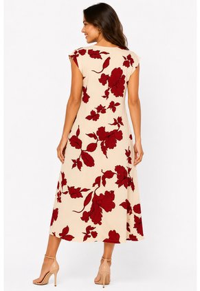 Vestido Para Mujer Rojo Marca L&H Ref. 5P417014
