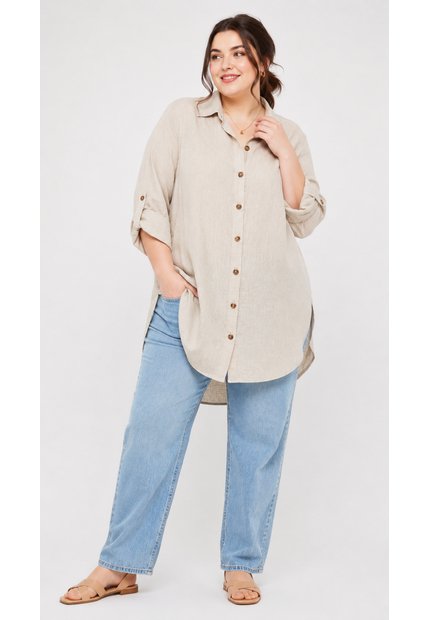 Bluson Para Mujer.  Beige Marca L&H Ref. 7D624026