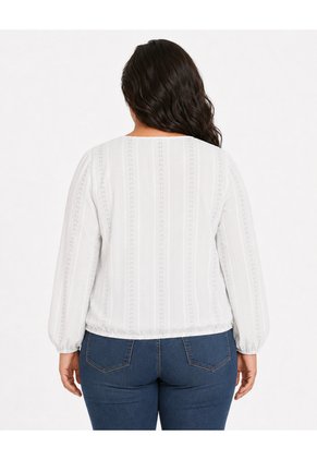 Blusa Para Mujer.  Gris Claro Marca L&H Ref. 5P621001
