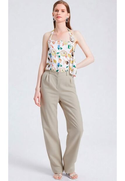 Pantalon Para Mujer Beige Marca L&H Ref. 1F407254