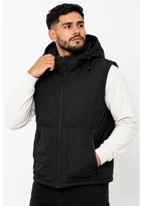 Chaleco Para Hombre Negro Marca L&H Ref. 6N125011