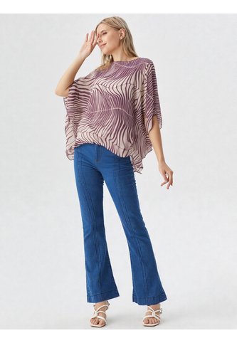 Blusa Para Mujer Manga Corta Morado Marca L&H Ref. 5P424010 L&H