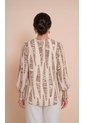 Blusa Para Mujer Manga Larga Cafe Marca L&H Ref. 5P412308 de L&H