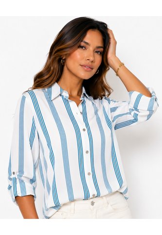 Blusa Para Mujer  Azul Marca L&H Ref. 5P421003 L&H