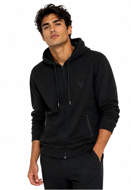 Saco Para Hombre Manga Larga Negro Marca L&H Ref. 6N133007