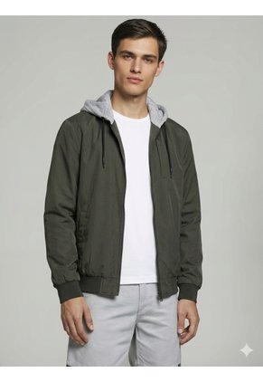 Chaqueta Para Hombre Verde Marca L&H Ref. 6N108103