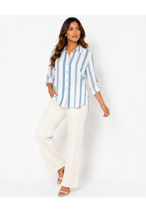 Blusa Para Mujer  Azul Marca L&H Ref. 5P421003