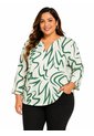 Blusa Para Mujer. Manga 3/4 Verde Marca L&H Ref. 5P612110 de L&H