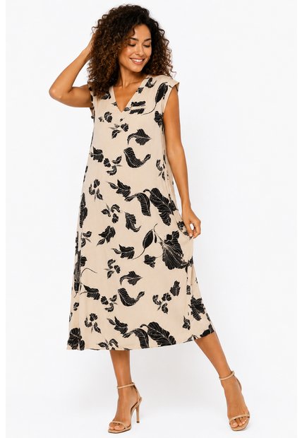 Vestido Para Mujer  Cafe Marca L&H Ref. 5P417014