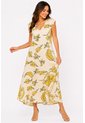 Vestido Para Mujer  Mostaza Marca L&H Ref. 5P417014 de L&H