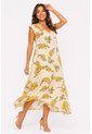 Vestido Para Mujer  Mostaza Marca L&H Ref. 5P417014 de L&H