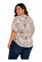 Blusa Para Mujer. Manga Corta Negro Marca L&H Ref. 5P612111 de L&H
