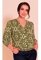 Blusa Para Mujer Manga 3/4 Verde Marca L&H Ref. 5P412310 de L&H