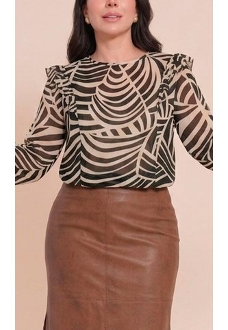 Blusa Para Mujer Manga Larga Verde Marca L&H Ref. 5P412298 L&H