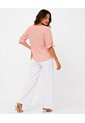 Blusa Para Mujer Manga Corta Rosado Marca L&H Ref. 5P421002 de L&H