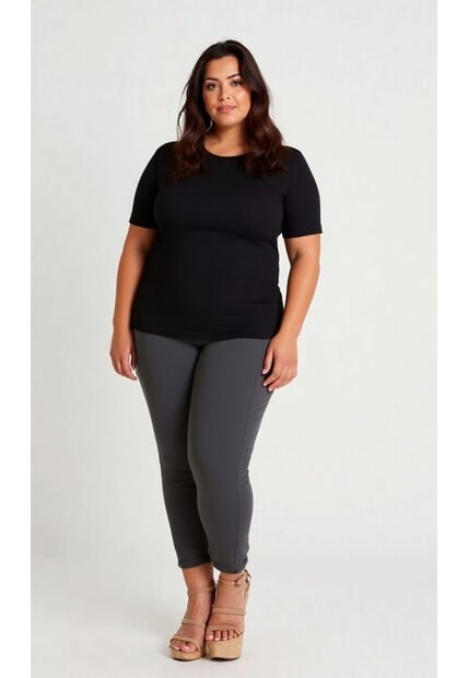 Leggins Para Mujer. Gris Claro Marca L&H Ref. 4Dr623001