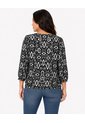 Blusa Para Mujer Manga 3/4 Negro Marca L&H Ref. 5P412310 de L&H