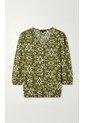 Blusa Para Mujer Manga 3/4 Verde Marca L&H Ref. 5P412310 de L&H