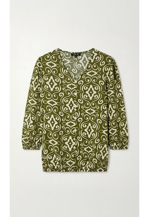 Blusa Para Mujer Manga 3/4 Verde Marca L&H Ref. 5P412310