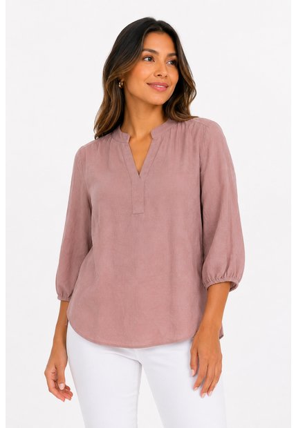 Blusa Para Mujer Manga 3/4 Rosado Marca L&H Ref. 5P412291