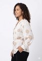 Blusa Para Mujer Manga 3/4 Beige Marca L&H Ref. 5P412284 de L&H