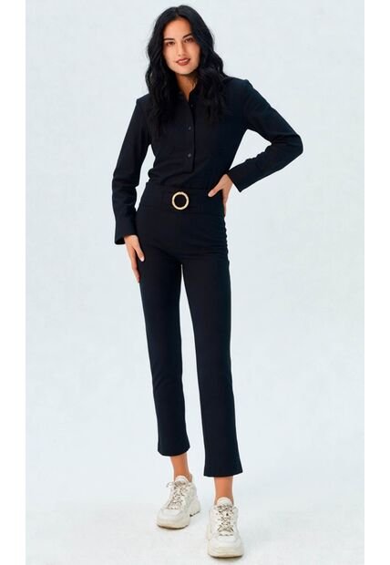 Leggins Para Mujer Negro Marca L&H Ref. 1F423141