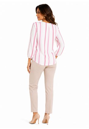 Blusa Para Mujer Manga 3/4 Rosado Marca L&H Ref. 5P412293
