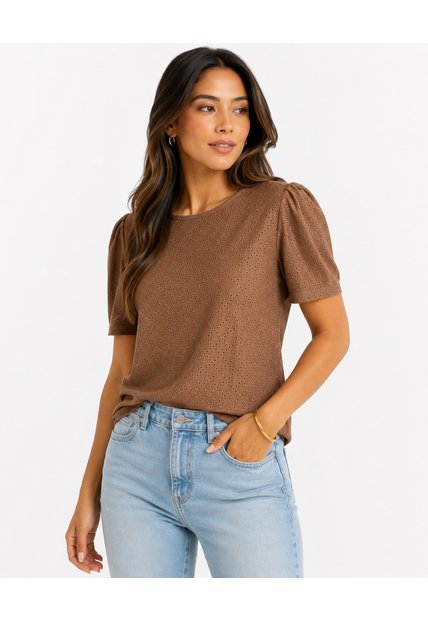 Camiseta Para Mujer  Cafe Marca L&H Ref. 5P409046