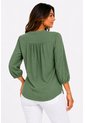 Blusa Para Mujer Manga 3/4 Verde Marca L&H Ref. 5P412291 de L&H