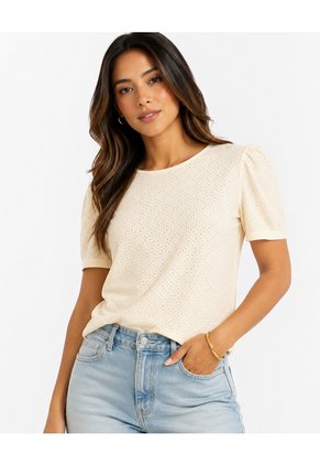 Camiseta Para Mujer Beige Marca L&H Ref. 5P409046