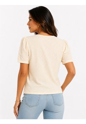 Camiseta Para Mujer Beige Marca L&H Ref. 5P409046
