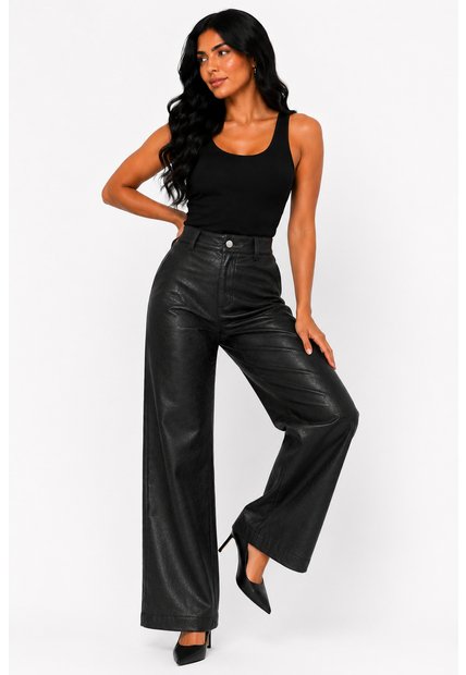 Pantalon Para Mujer  Negro Marca L&H Ref. 5O407004