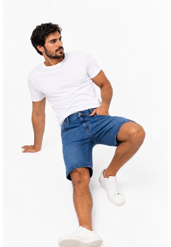 Bermuda Para Hombre  Azul Marca L&H Ref. 5O110013 L&H