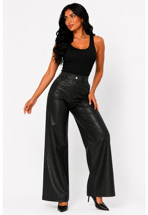 Pantalon Para Mujer  Negro Marca L&H Ref. 5O407004