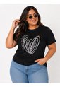 Camiseta Para Mujer. Manga Corta Negro Marca L&H Ref. 5G609081 de L&H