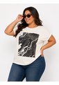 Camiseta Para Mujer. Manga 3/4 Beige Marca L&H Ref. 5G609076 de L&H