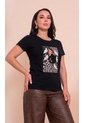 Camiseta Para Mujer Manga Corta Negro Marca L&H Ref. 5G409271 de L&H