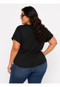 Camiseta Para Mujer. Manga 3/4 Negro Marca L&H Ref. 5G609076 de L&H