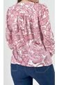 Blusa Para Mujer Manga Larga Rosado Marca L&H de L&H