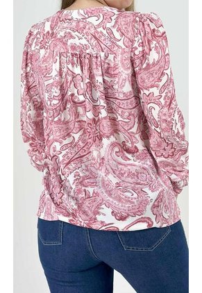 Blusa Para Mujer Manga Larga Rosado Marca L&H
