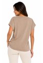 Camiseta Para Mujer Manga Corta Beige Marca L&H Ref. 5G409273 de L&H