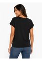 Camiseta Para Mujer Manga Corta Negro Marca L&H Ref. 5G409270 de L&H